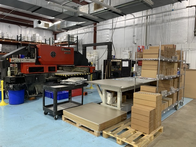 Additional machine shop view at Applied Components Manufacturing